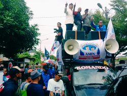 Ribuan Massa Pendukung Capres Anies Baswedan ‘Kepung’ Cikarang