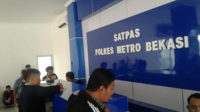 Satpas Polrestro Bekasi Layani Pemohon SIM Maksimal