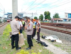 Wanita Asal Bogor Tewas Diduga Bundir Menabrakan Diri ke Kereta